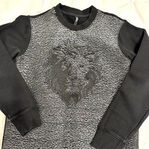 VERSACE - Embroidered Lion Sweater